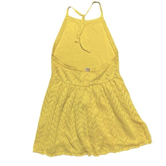 FOR LOVE AND LEMONS Knitz Halter Top Yellow Size Small - Picture 4 of 9